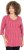 Ulla Popken Minimalist Ho Ho Ho Print 3/4 Sleeve Tee Salsa Red - Potištěná trička pro ženy - 