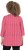 Ulla Popken Minimalist Ho Ho Ho Print 3/4 Sleeve Tee Salsa Red - Potištěná trička pro ženy - 