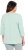 Ulla Popken Metallic Lettering 3/4 Sleeve Tee Mint Green - Potištěná trička pro ženy - 