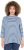 Ulla Popken Striped 3/4 Sleeve Turtleneck Tee Light Blue - Potištěná trička pro ženy - 