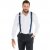JP1880 Suspenders X-Shape Navy - Všechno oblečení - Pánské nadměrné velikosti