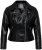 Only Carmakoma Emmy Biker Jacket Black - Kožené bundy - 