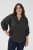 Kaffe Curve Luisa Blouse Black Deep - Halenky - 