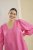 Kaffe Curve Sofia Blouse Pink Power - Halenky - 