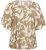 Kaffe Curve Marla Blouse Oak Chalk Leaf - Halenky - 