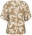 Kaffe Curve Marla Blouse Oak Chalk Leaf - Halenky - 