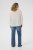 Kaffe Curve Lana Frill Blouse White - Halenky - 