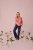 Kaffe Curve Jilanda V-Neck Pullover Red - Svetry & pletené oděvy - 
