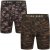 Kam Jeans 813 Camo Print Boxers Charcoal Khaki - Boxerky - Boxerky 2XL-12XL
