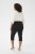 Kaffe Curve Jenna Capri Pants Black - Kalhoty - 