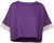 Nora Mikken AGNES Crop Top Purple - Trička - 
