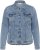 Kaffe Curve Vilana Denim Jacket Washed Blue - Džínové bundy - 