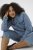 Kaffe Curve Vilana Denim Jacket Washed Blue - Džínové bundy - 
