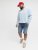 Jack & Jones Rick Original Regular Fit Shorts Blue - Šortky - Šortky Nadměrné Velikosti W40-W60
