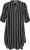 Kaffe Curve Milana Shirt Šaty Černá / Chalk pruh - Šaty - 