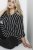 Kaffe Curve Milana Shirt Šaty Černá / Chalk pruh - Šaty - 