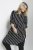 Kaffe Curve Milana Shirt Šaty Černá / Chalk pruh - Šaty - 