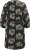 Kaffe Curve Kimmie Dress Black Chalk Embroidery - Midi šaty - 
