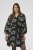 Kaffe Curve Kimmie Dress Black Chalk Embroidery - Midi šaty - 