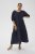 Kaffe Curve Thea Dress Midnight Marine - Maxi šaty - 