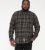 D555 Destin Checked Long Sleeve Shirt Black/Tan Check - Košile s dlouhým rukávem - 