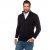 JP1880 Cardigan Knitted with Zipper Navy TALL - PÁNSKÉ OBLEČENÍ MT-6XLT - TALL-velikosti