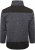 Kam jeans KV133 Twisted Marl Fleece Jacket Black - Bundy - Bundy Nadměrné Velikosti - 2XL-8XL