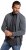 JP1880 Cardigan Knitted with Zipper Grey - Mikiny & mikiny s kapucí - Mikiny & Mikiny s kapucí 2XL-12XL