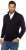 JP1880 Cardigan Knitted with Zipper Navy - Mikiny & mikiny s kapucí - Mikiny & Mikiny s kapucí 2XL-12XL