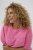 Kaffe Curve Minia Pullover Pink Power Melange - Pletené svetry - 