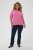 Kaffe Curve Minia Pullover Pink Power Melange - Pletené svetry - 
