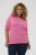 Kaffe Curve Minia Pullover Pink Power Melange - Pletené svetry - 