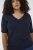 Kaffe Curve Leani Knitted Pullover Midnight Marine - Pletené svetry - 