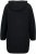Ulla Popken Teddy Fleece Hooded Zip Neck Sweatshirt Black - Mikiny & mikiny s kapucí - 