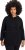 Ulla Popken Teddy Fleece Hooded Zip Neck Sweatshirt Black - Mikiny & mikiny s kapucí - 