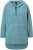 Ulla Popken Teddy Fleece Hooded Zip Neck Sweatshirt Ice Green - Mikiny & mikiny s kapucí - 