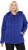 Ulla Popken Sweater Knit Fleece Hoodie Capri Blue - Mikiny & mikiny s kapucí - 