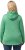 Ulla Popken Melange Knit Fleece Lined Hoodie Spring Green - Mikiny & mikiny s kapucí - 