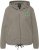 Ulla Popken Drawstring Hem Zip-Up Hoodie Grey - Mikiny & mikiny s kapucí - 