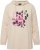 Ulla Popken REBEL LOVE Long Sleeve Graphic Hoodie Vanilla - Mikiny & mikiny s kapucí - 