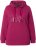 Ulla Popken Rock Sequined Hoodie Ruby - Mikiny & mikiny s kapucí - 