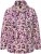 Ulla Popken Floral Print Drawstring Collar Hoodie Vanilla - Mikiny & mikiny s kapucí - 