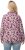 Ulla Popken Floral Print Drawstring Collar Hoodie Vanilla - Mikiny & mikiny s kapucí - 
