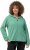Ulla Popken Drawstring Hem Two-Tone Knit Hoodie Emerald Green - Mikiny & mikiny s kapucí - 