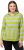 Ulla Popken Mixed Stripe Long Sleeve Hoodie Apple Green - Mikiny & mikiny s kapucí - 