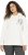 Ulla Popken Face Graphic Long Sleeve Hoodie Off-White - Mikiny & mikiny s kapucí - 