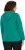 Ulla Popken Face Graphic Long Sleeve Hoodie Emerald Green - Mikiny & mikiny s kapucí - 