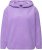Ulla Popken Teddy Plush Long Sleeve Hoodie Pale Lilac - Mikiny & mikiny s kapucí - 