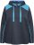 Ulla Popken Waffle Pique Contrast Color Hoodie Navy - Mikiny & mikiny s kapucí - 