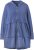 Ulla Popken Tiered Flounce Panel Zip Up Hoodie Atlantic Blue - Mikiny & mikiny s kapucí - 